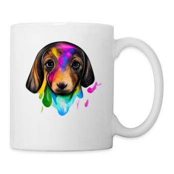 Dachshund in color - Mug - white - Right
