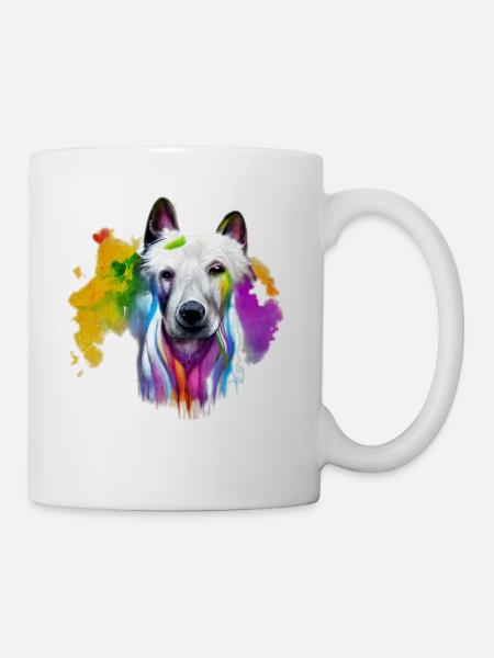 White Shepherd - Berger Blanc Design - Mug - white