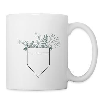 Plantes de poche - Mug blanc - blanc - Droite