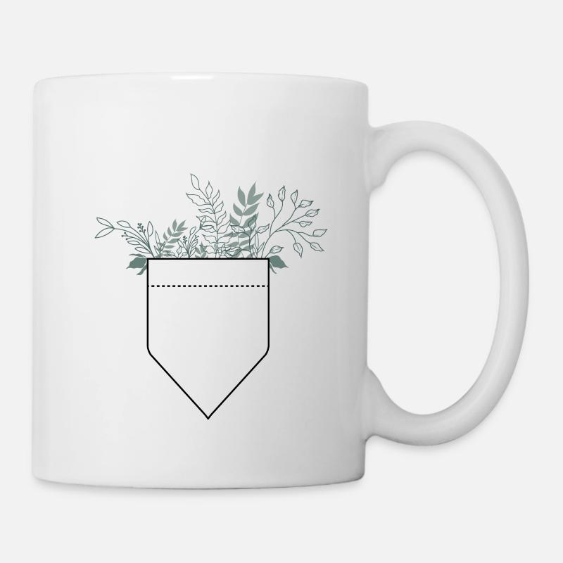 Plantes de poche - Mug blanc - blanc