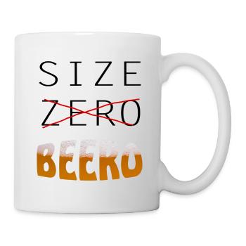 Beer lustiger Spruch Bier saufen Party - Tasse - Weiß - Rechts