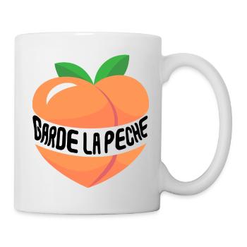 Garde la pêche - Mug blanc - blanc - Droite