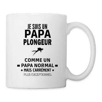 Plongeur exceptionnel - Mug blanc - blanc - Droite