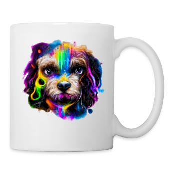 Cavapoo design in color - Mug - white - Right