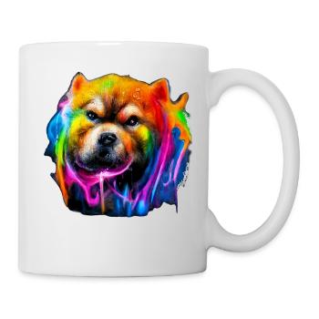 Chow Chow Design en couleur - Mug blanc - blanc - Droite