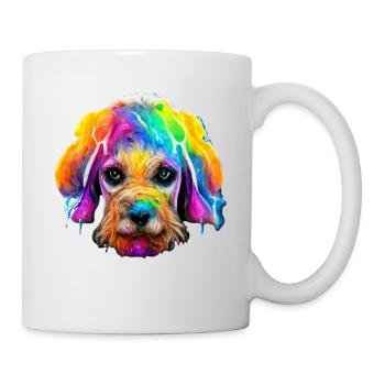 Cockapoo design in color - Mug - white - Right