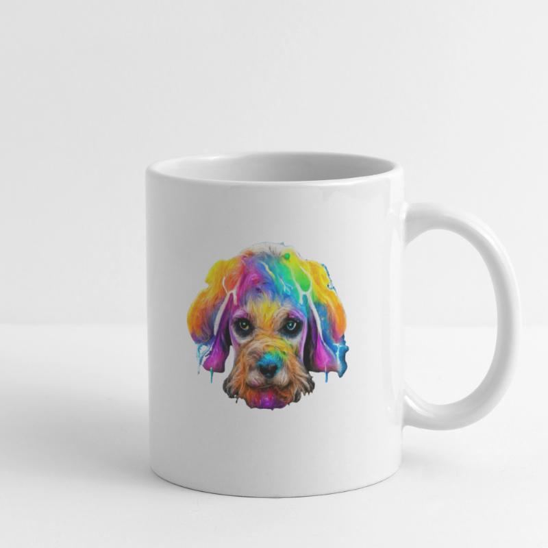 Cockapoo Design in Farbe Tasse