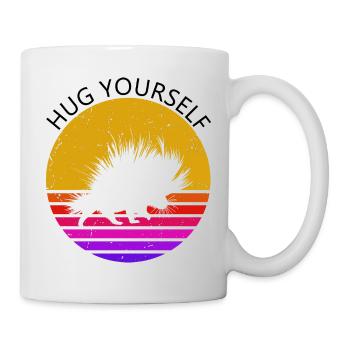 Stachelschweine Designs für Tierliebhaber Nagetier - Tasse - Weiß - Rechts