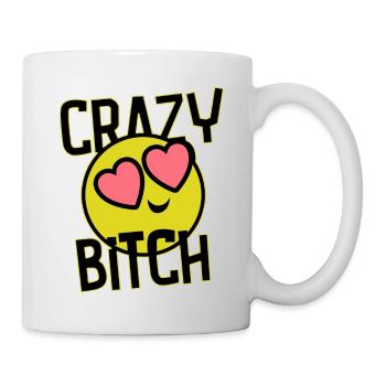 Crazy drôle sexy sourire selfie - Mug blanc - blanc - Droite