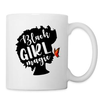 Black Girl Magic Black Woman Black Lives Matter - Mug - white - Right