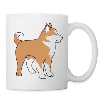 Niedliche Malamute - Tasse - Weiß - Rechts