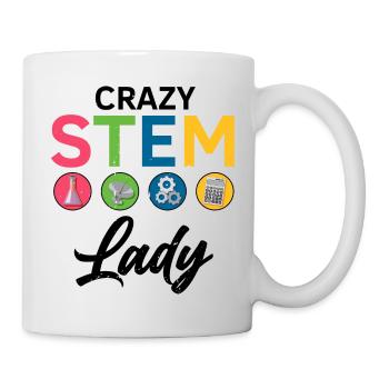 Professorin Steminist Designs für Equality Stem - Tasse - Weiß - Rechts