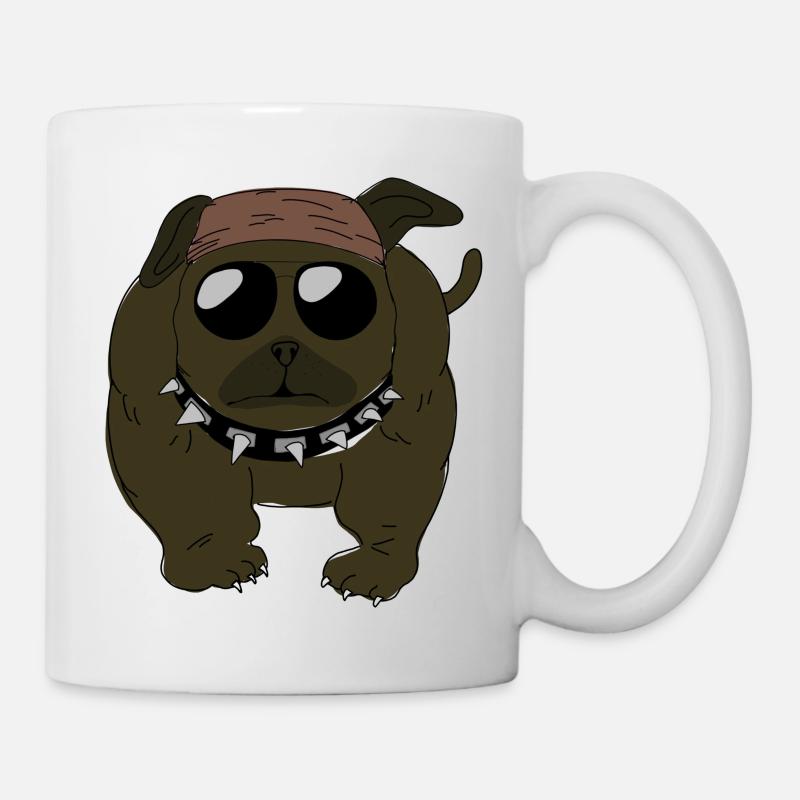 Chien maléfique - Mug blanc - blanc