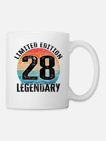 Happy Birthday - 28th birthday - Mug - white