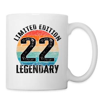 Joyeux anniversaire - 22e anniversaire - Mug blanc - blanc - Droite