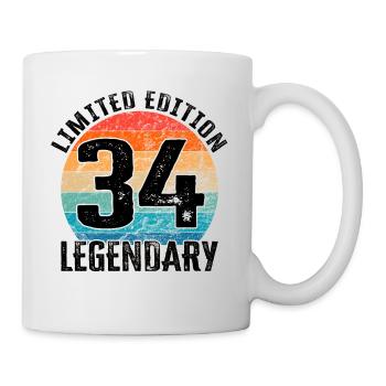 Happy Birthday - 34th birthday - Mug - white - Right