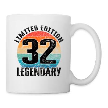 Happy Birthday - 32nd birthday - Mug - white - Right
