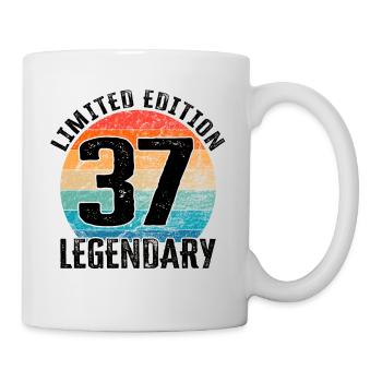 Joyeux anniversaire - 37e anniversaire - Mug blanc - blanc - Droite