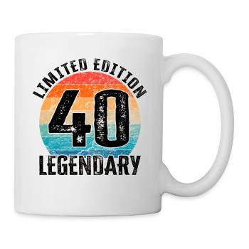 Happy Birthday - 40th birthday - Mug - white - Right