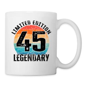 Happy Birthday - 45th birthday - Mug - white - Right