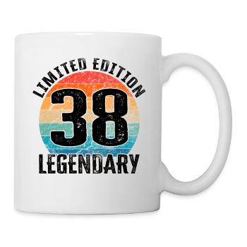 Joyeux anniversaire - 38e anniversaire - Mug blanc - blanc - Droite