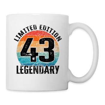 Joyeux anniversaire - 43e anniversaire - Mug blanc - blanc - Droite