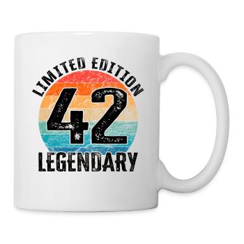 Happy Birthday - 42nd birthday - Mug - white - Right