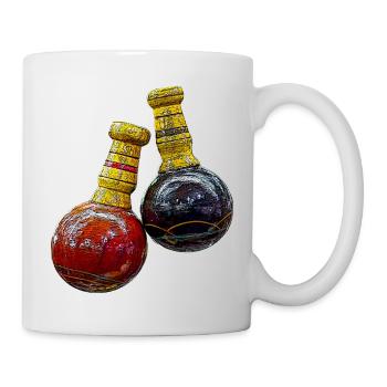 maracas Latin music mexico fiesta - Mug - white - Right