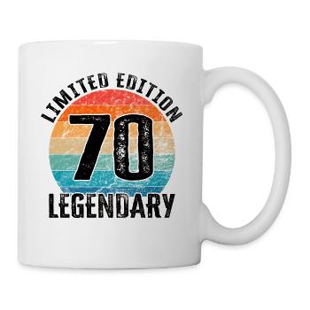 Happy Birthday - 70th birthday - Mug - white - Right