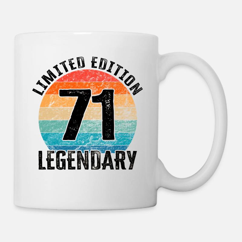 Happy Birthday - 71st birthday - Mug - white