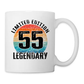 Joyeux anniversaire - 55e anniversaire - Mug blanc - blanc - Droite