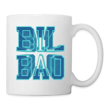 Bilbao Spanien Stadt 3D Schrift Skyline Urlaub - Tasse - Weiß - Rechts