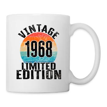 Année de naissance 1968 Vintage Limited Edition Retro - Mug blanc - blanc - Droite