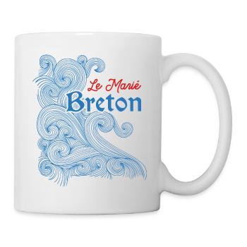 Le Marié Breton - Evg en Bretagne - Mug blanc - blanc - Droite