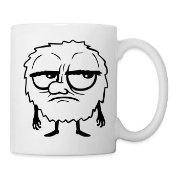 Cartoon Monsters Roll Eyes - Mug - white - Right
