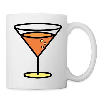 Cocktail - Tasse - Weiß - Rechts