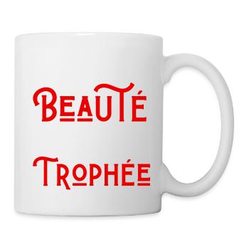 cette beauté mérite un trophée - Mug blanc - blanc - Droite