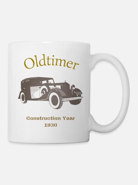 Oldtimer 1930 - Mug blanc - blanc