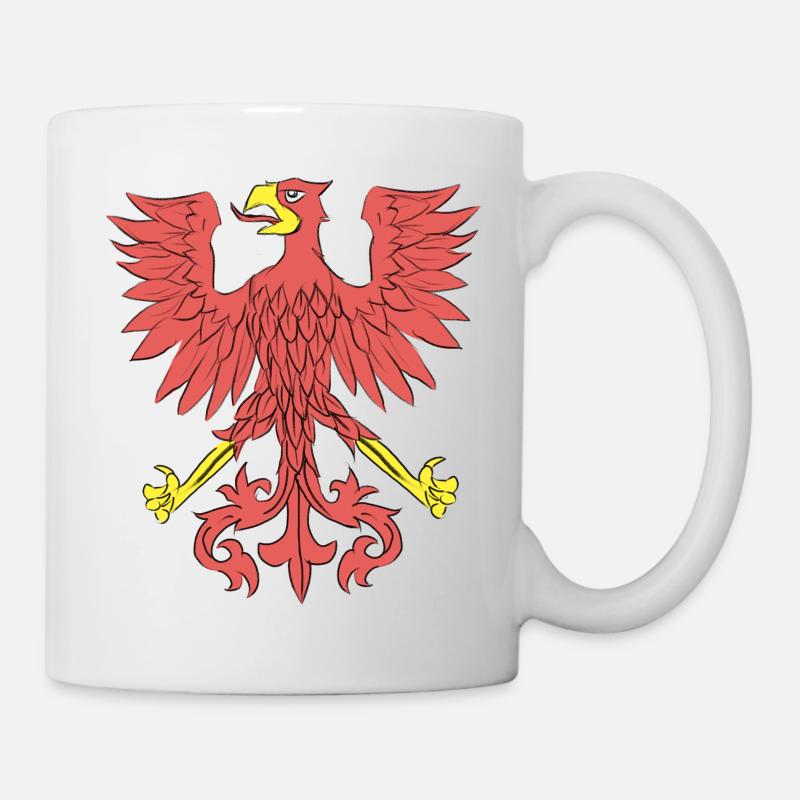 Wappen Polnischer Adler - Tasse - Weiß