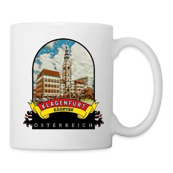 Kärnten Klagenfurt Österreich Souvenir - Tasse - Weiß - Rechts