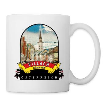Kärnten Villach Österreich Souvenir - Tasse - Weiß - Rechts