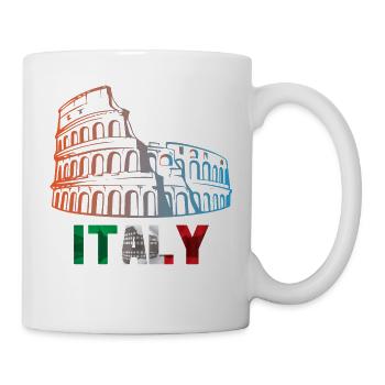 Rom Roma Italien T-Shirt Urlaub - Tasse - Weiß - Rechts