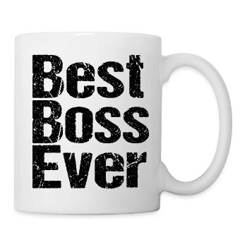 BEST BOSS EVER - Tasse - Weiß - Rechts