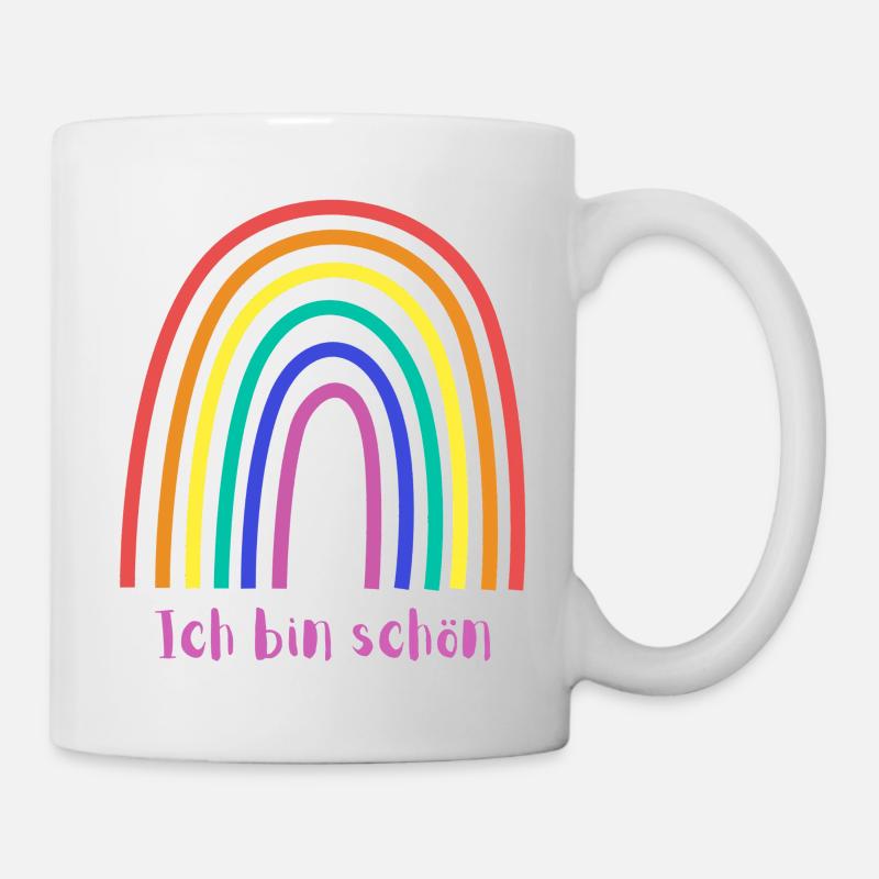 Ich bin schön - Tasse - Weiß