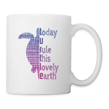 Turtle - Tasse - Weiß - Rechts