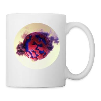 Purple Earth - Tasse - Weiß - Rechts