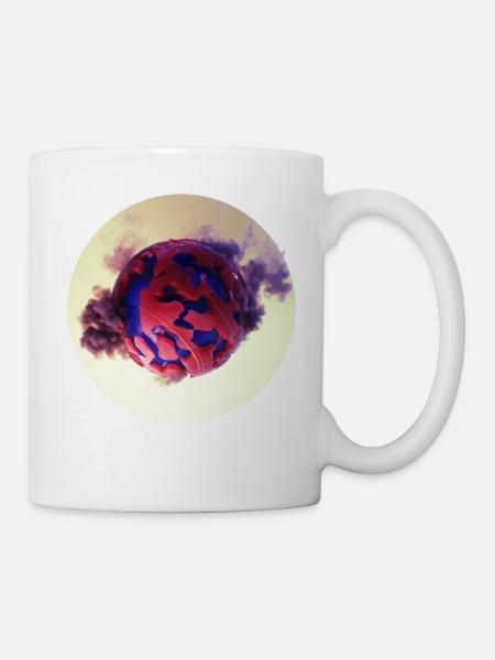 Purple Earth - Tasse - Weiß