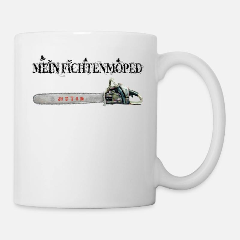 Meine Motorsäge - Tasse - Weiß