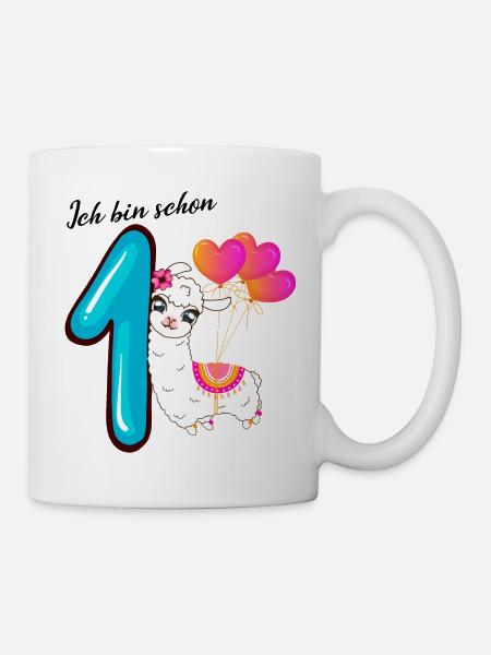 Erster Geburtstag Ich bin schon eins Babyparty - Tasse - Weiß