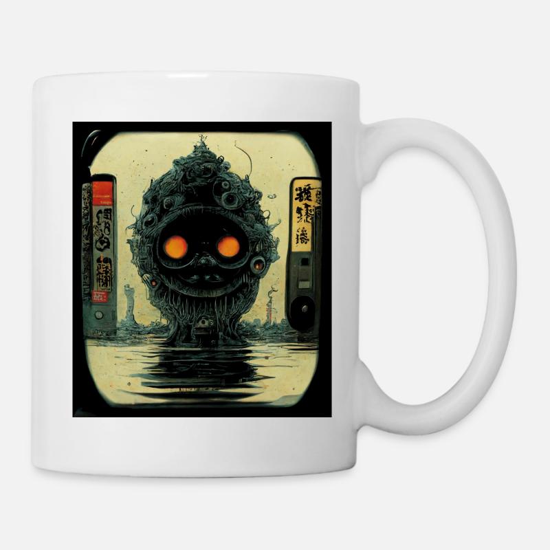 Verrücktes Bild - Tasse - Weiß